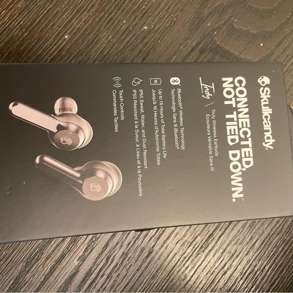Skullcandy Indy Evo True Wireless Bluetooth Headphones-Opened Box - Picture 3 of 3